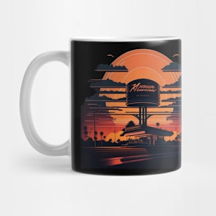 sunset retero Mug